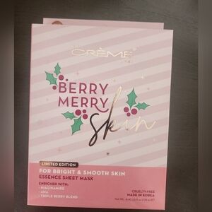 The Crème Shop Berry Merry Skin Essence Sheet Mask - Pink